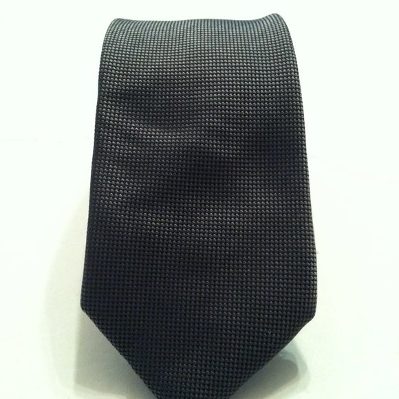 BACH SARTORIALE MEN´S NEW GRAY 100%SILK TIEWIDTH: 3...